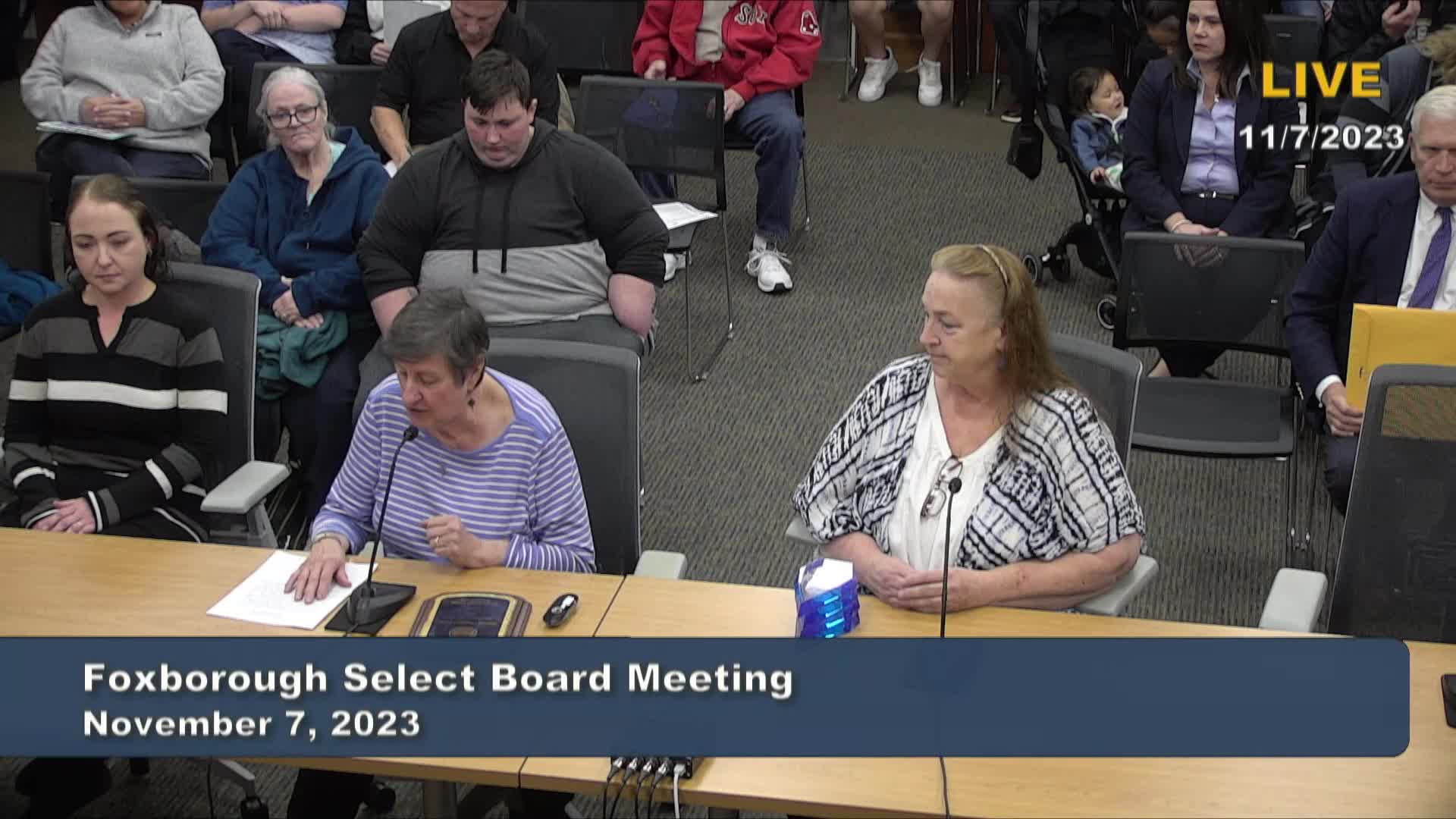 Thumbnail image for Select Board Meeting - November 17, 2023