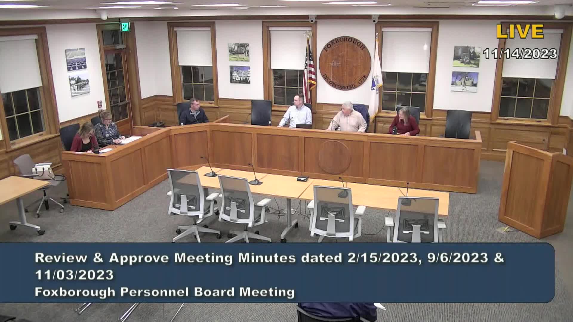 Thumbnail image for Personnel Board Meeting LIVE