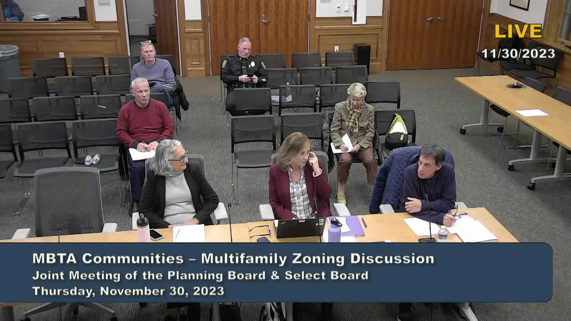 Thumbnail image for Joint Meeting of the Planning Board & Select Board - LIVE