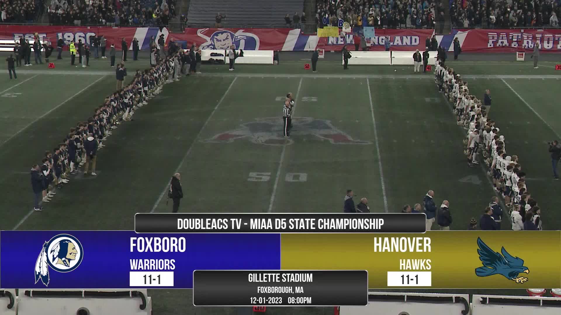 Thumbnail image for MIAA Division 5 Super Bowl 2023: Warriors vs. Hanover - December 1, 2023