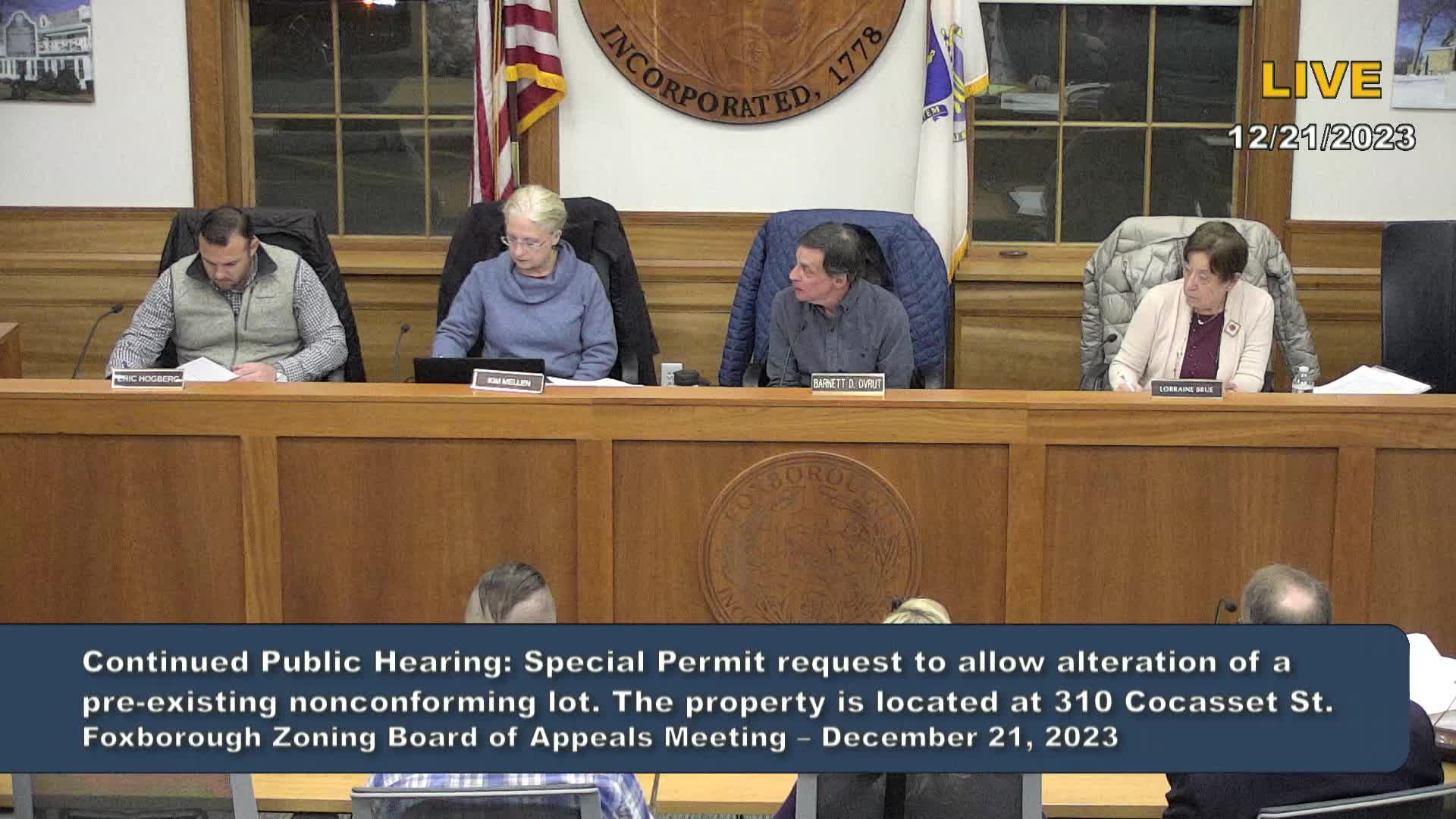 Thumbnail image for Zoning Board of Appeals Meeting