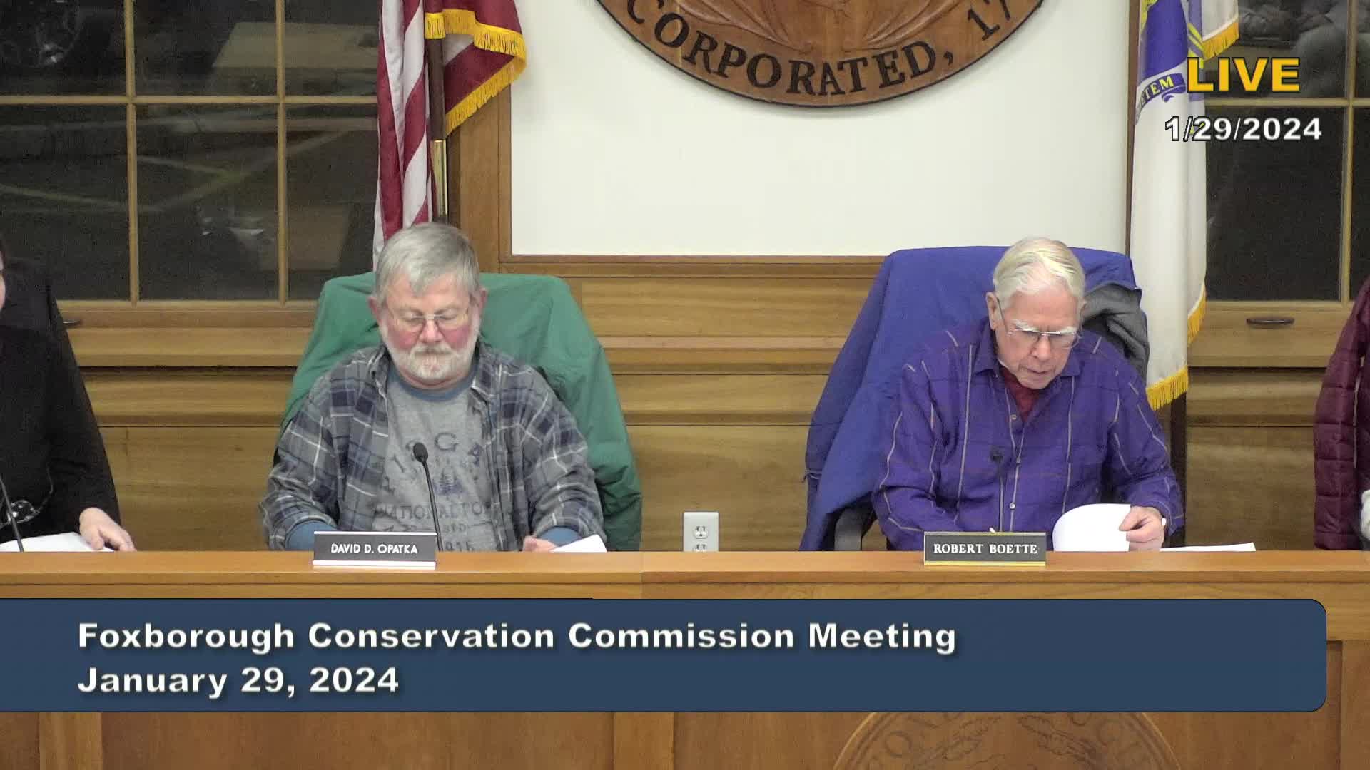 Thumbnail image for Conservation Commission Meeting 1/29/2024