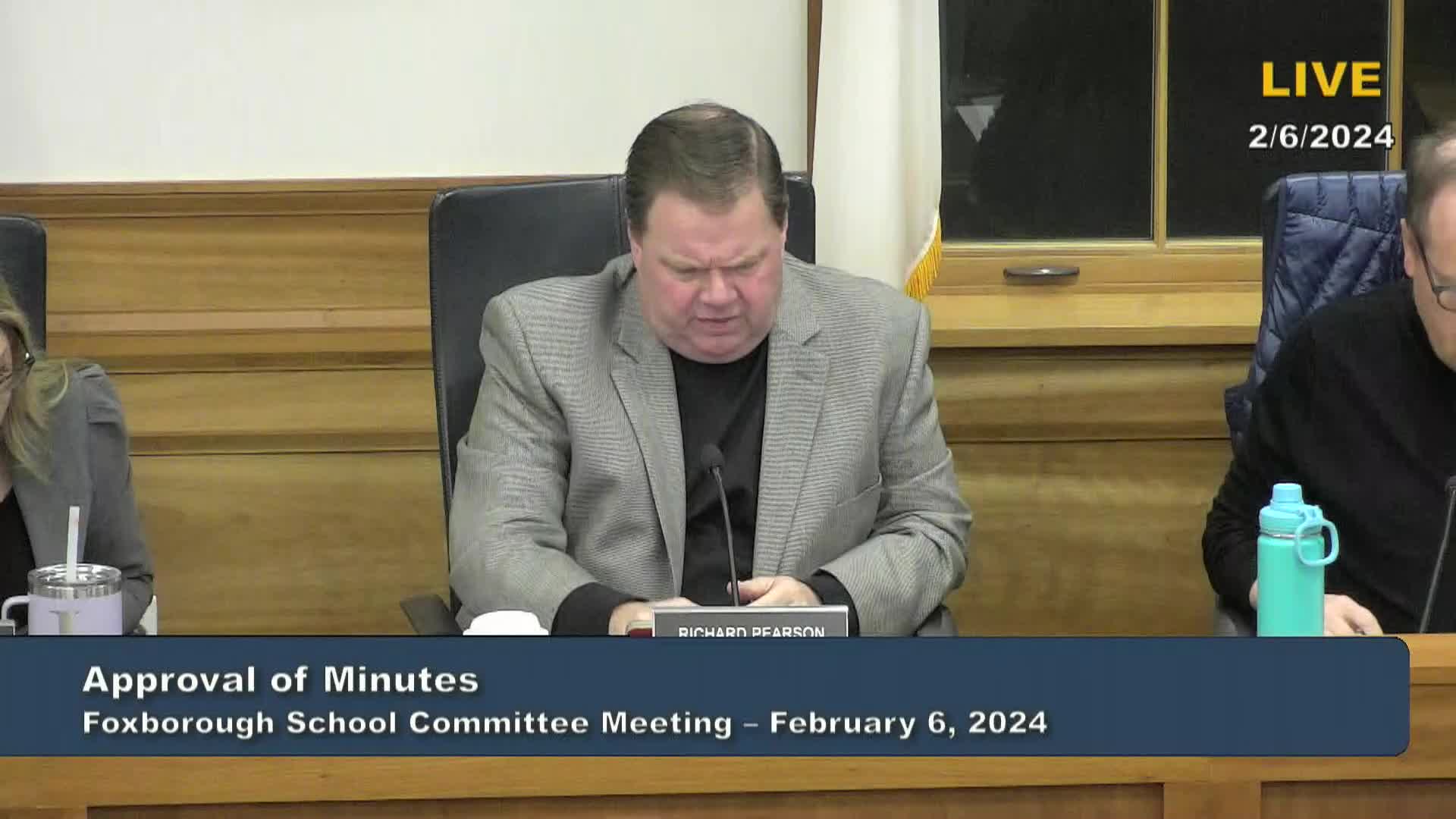 Thumbnail image for Foxborough School Committee Meeting - LIVE