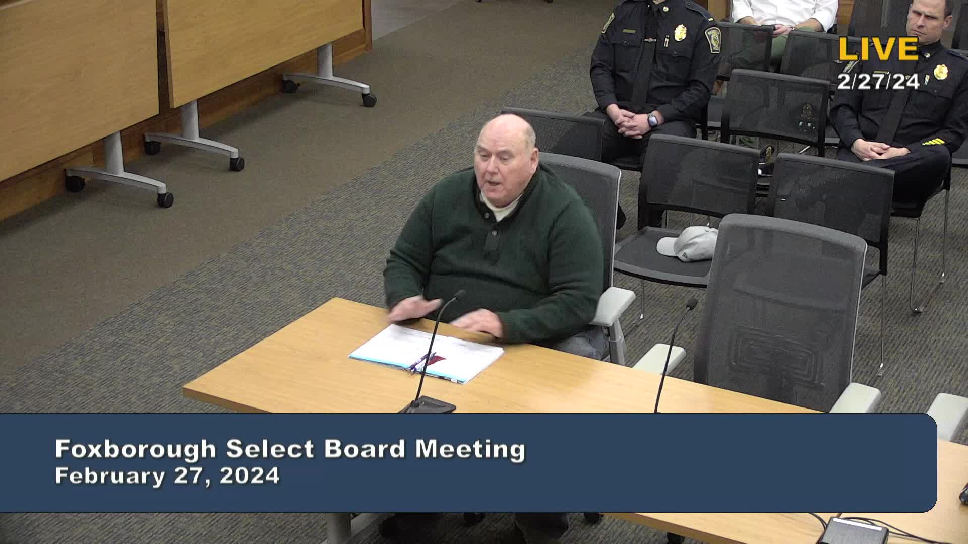 Thumbnail image for Select Board Meeting - February 27, 2024