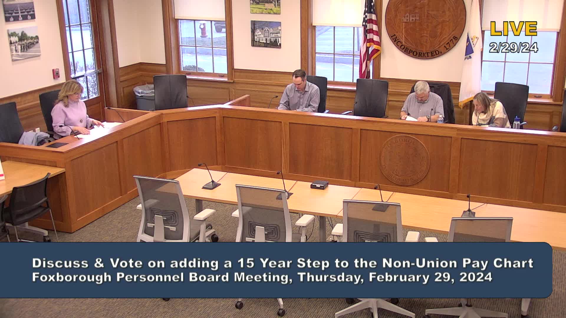 Thumbnail image for Personnel Board Meeting - February 29, 2024
