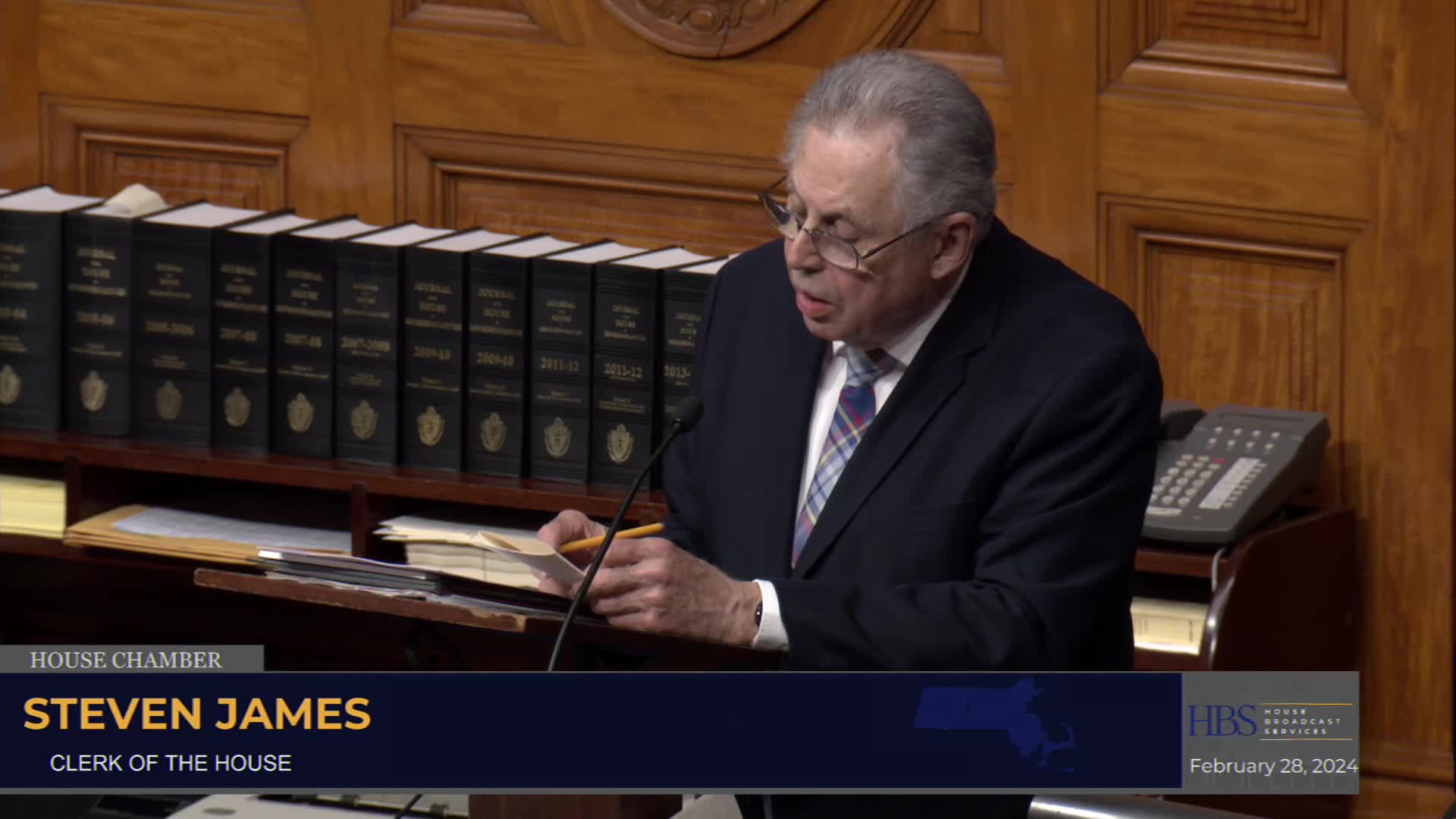 Thumbnail image for Massachusetts House of Representatives Formal Session - February 28, 2024