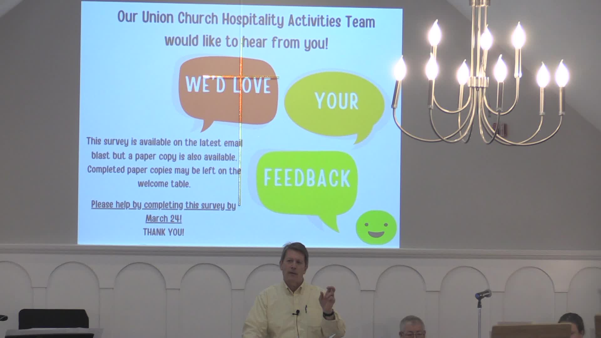 Thumbnail image for Union Church of South Foxboro - March 10th Service