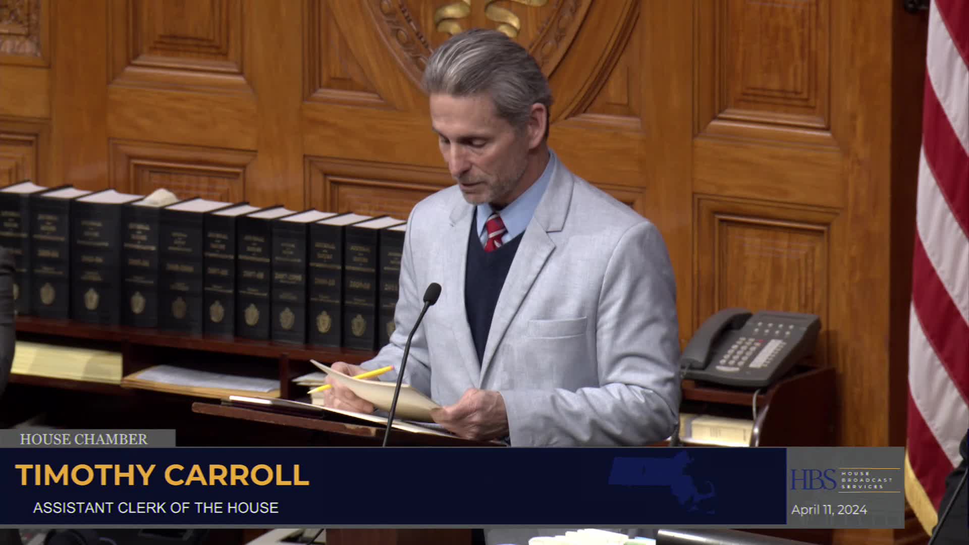 Thumbnail image for Massachusetts House of Representatives Informal Session April 11, 2024