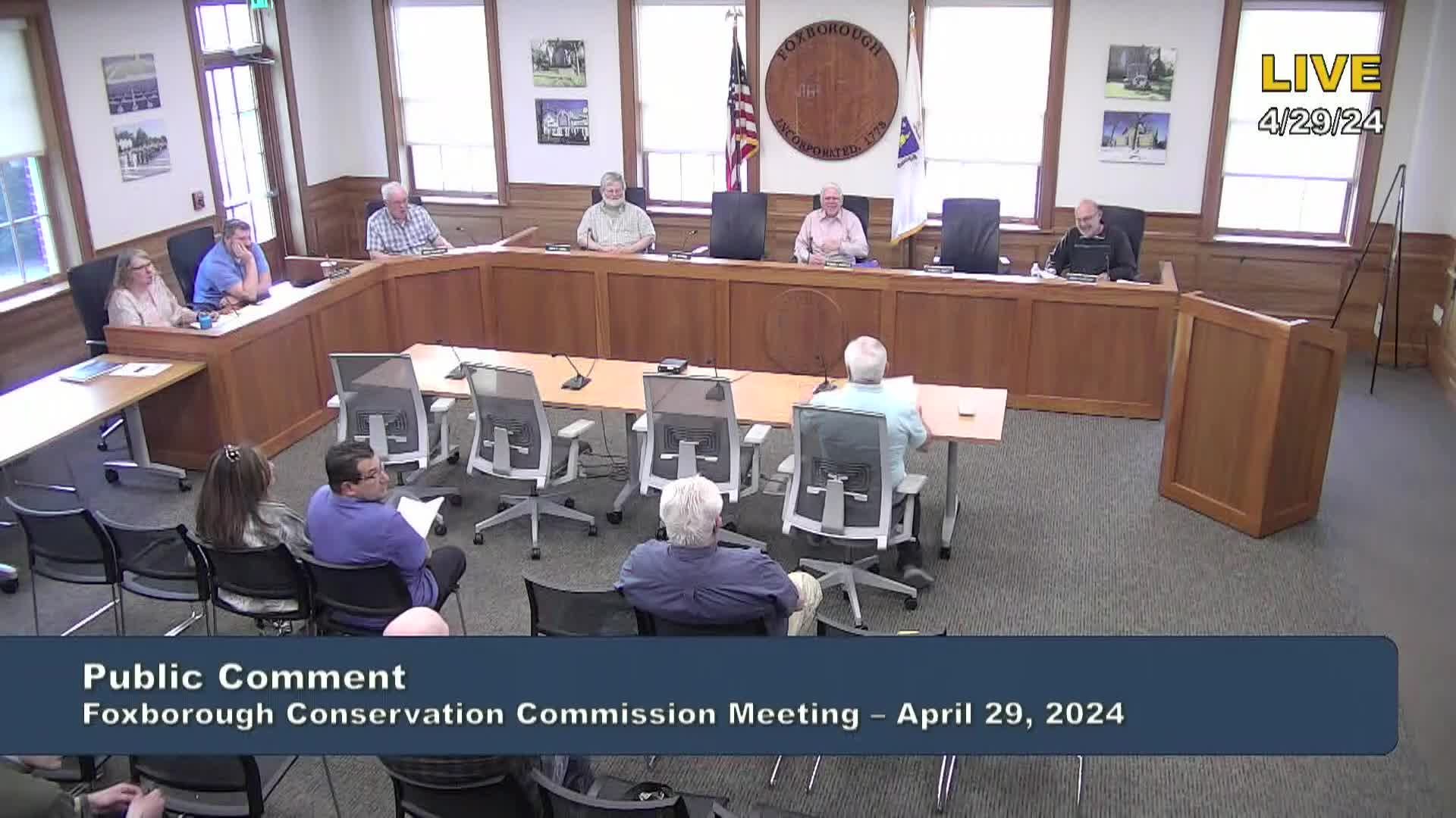 Thumbnail image for Conservation Commission Meeting 4/29/2024  LIVE