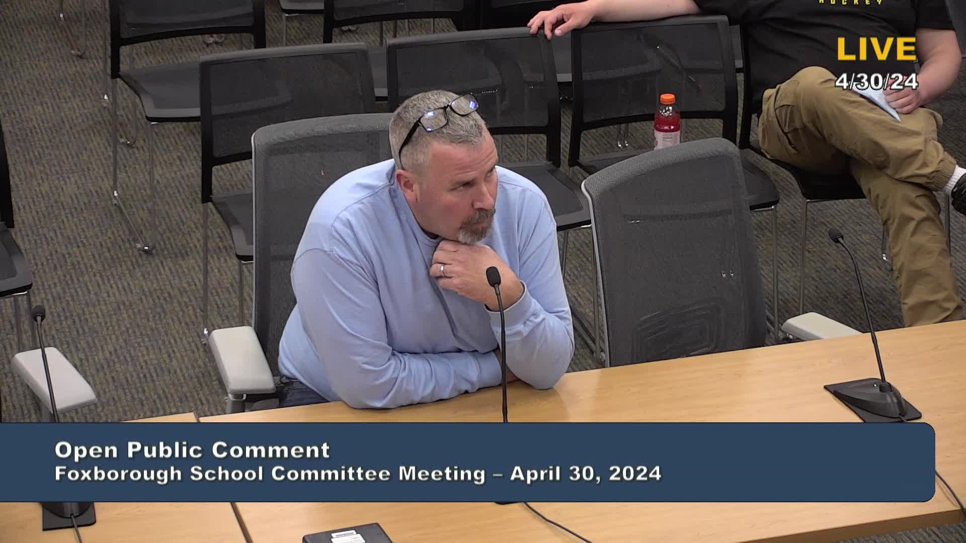 Thumbnail image for Foxborough School Committee Meeting