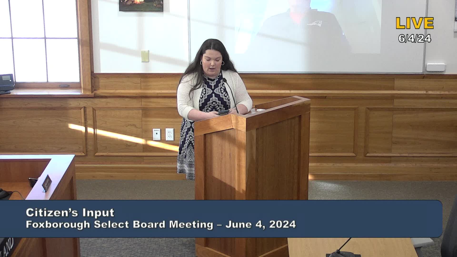 Thumbnail image for Select Board Meeting - June 4, 2024