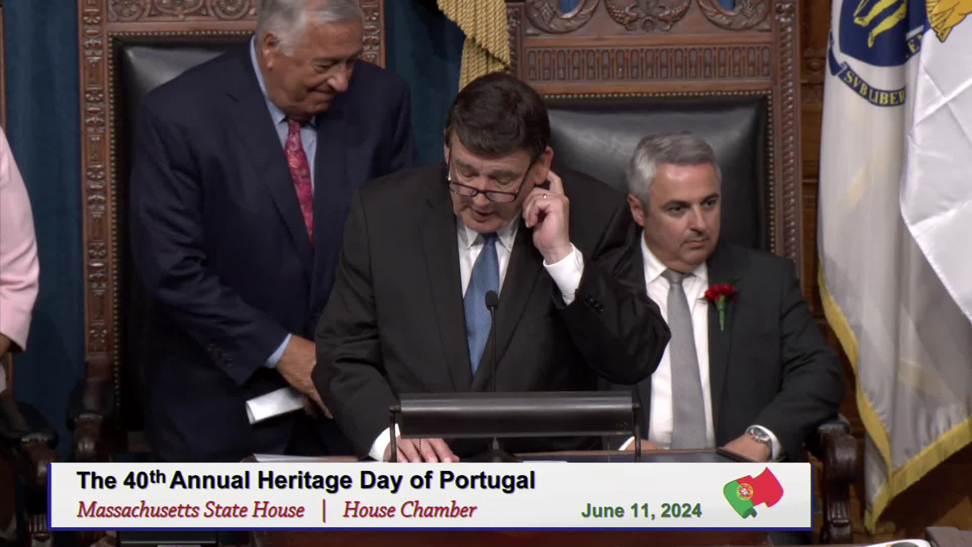 Thumbnail image for Massachusetts House of Representatives Formal Session - The 40th Annual Heritage Day of Portugal