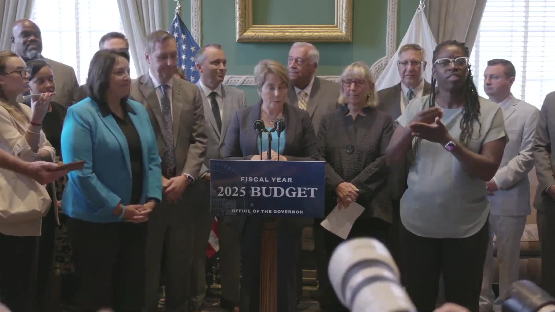 Thumbnail image for Massachusetts Governors Office - Signing of the 2025 Budget & Press Conference