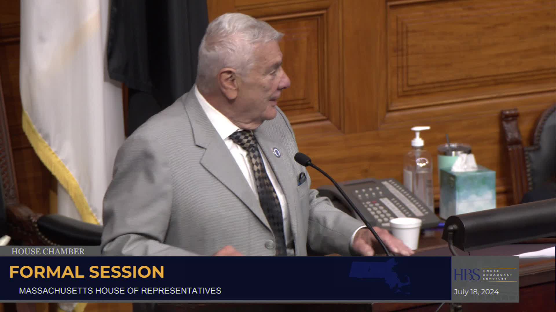 Thumbnail image for Massachusetts House of Representatives Formal Session - Gun Bull - July 18, 2024