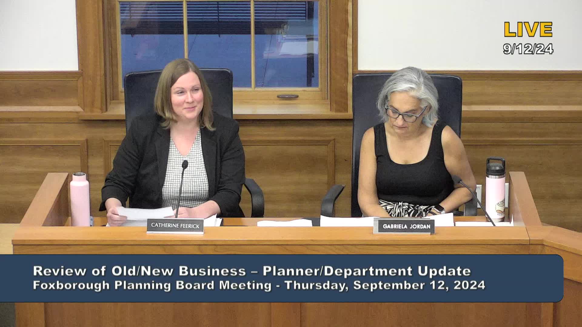 Thumbnail image for Planning Board Meeting 9/12/2024
