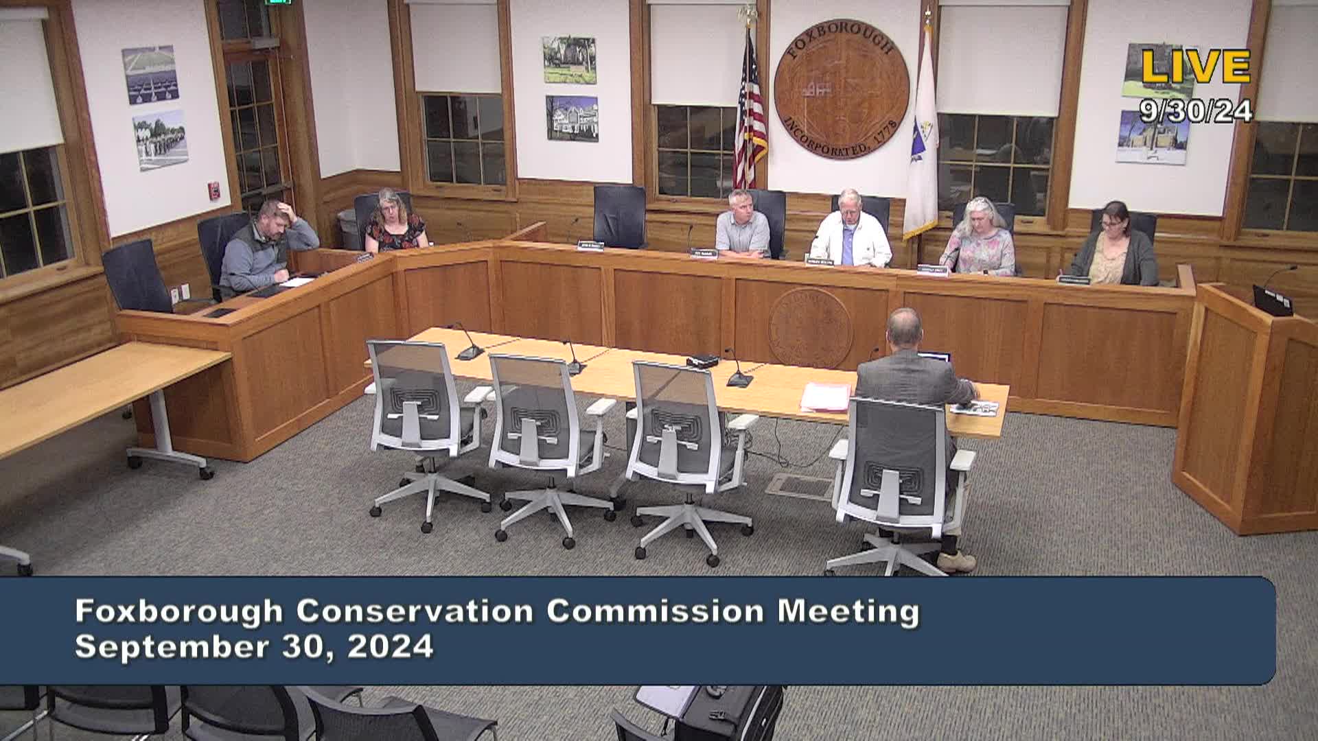 Thumbnail image for Conservation Commission Meeting 9/30/2024
