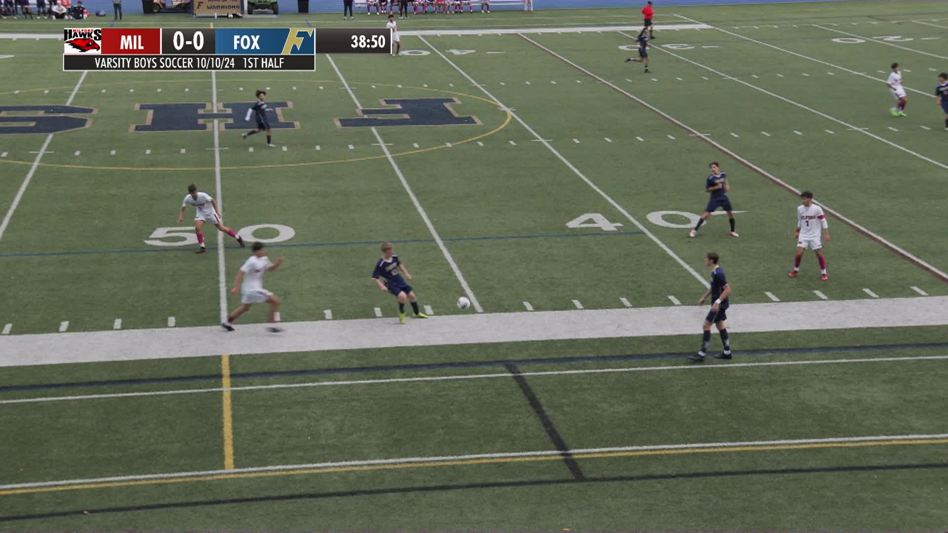 Thumbnail image for Varsity Boys Soccer 2024 vs. Milford