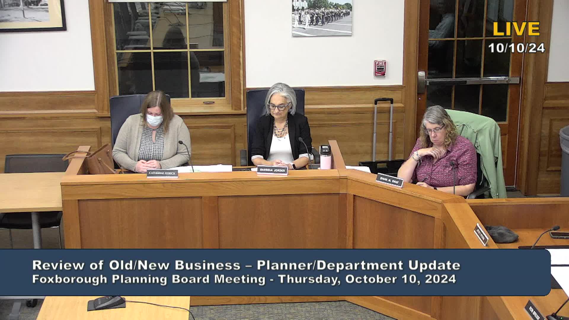 Thumbnail image for Planning Board Meeting 10/10/2024