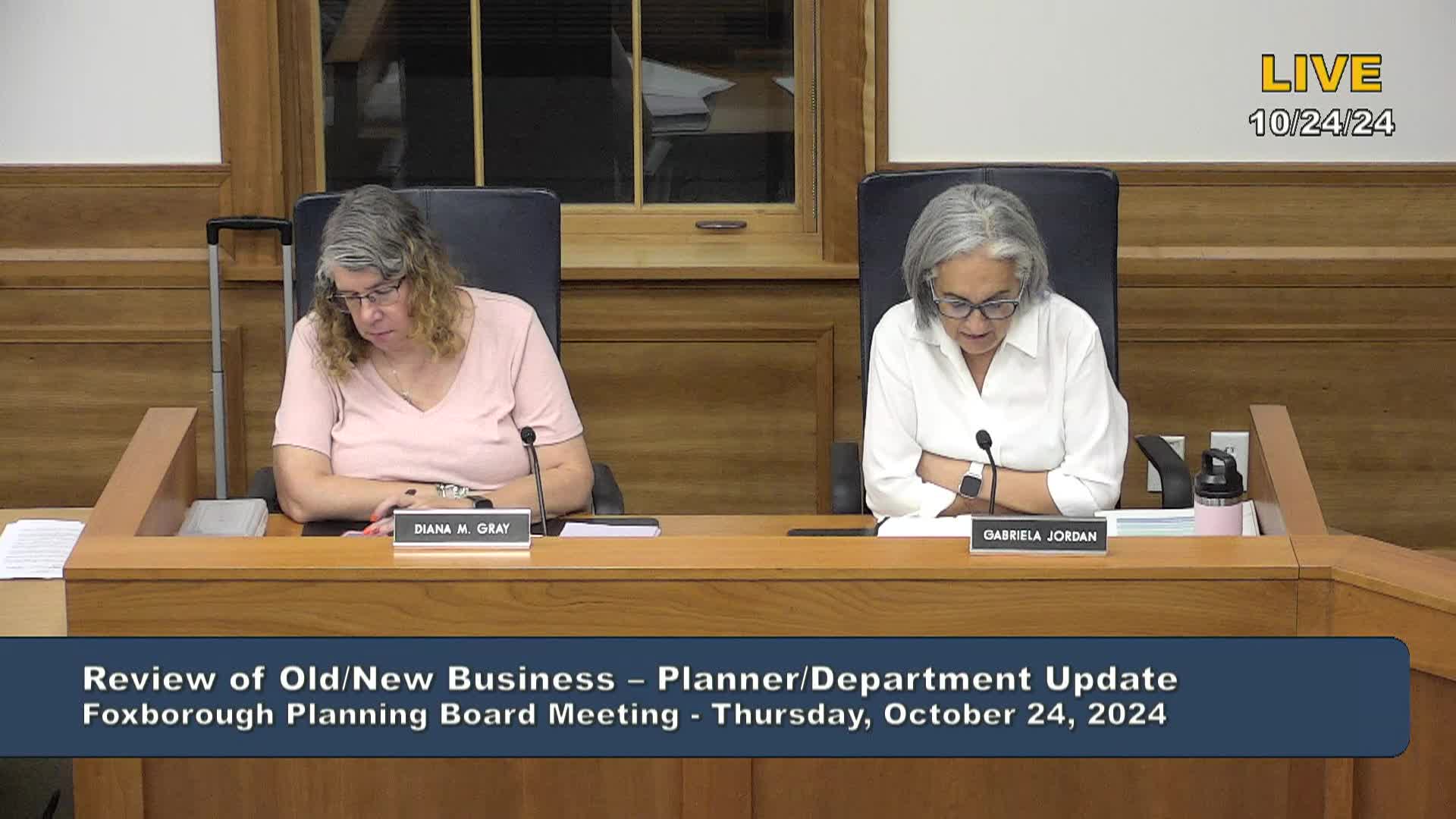 Thumbnail image for Planning Board Meeting - October 24, 2024