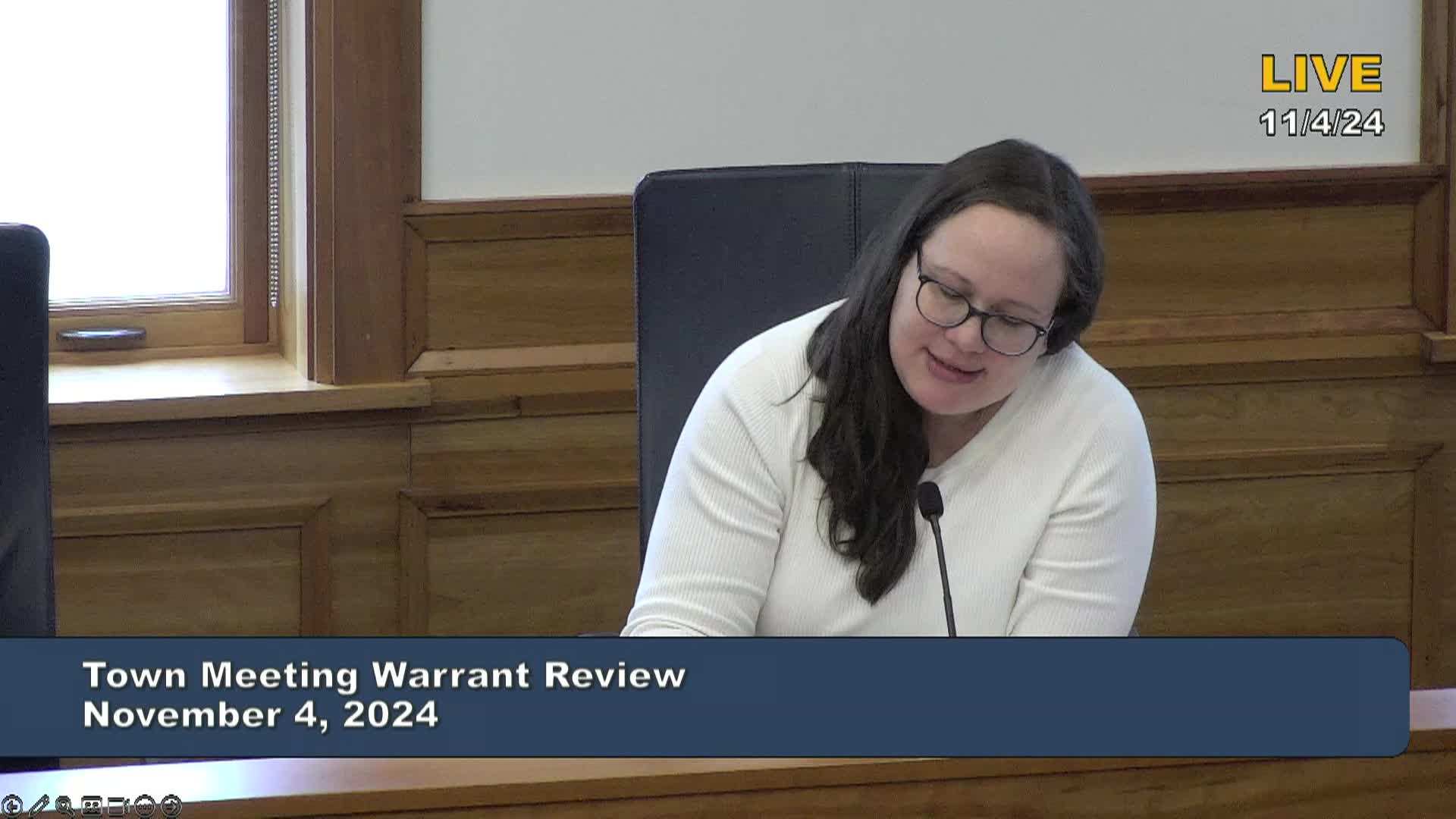 Thumbnail image for Special Town Meeting Warrant Review