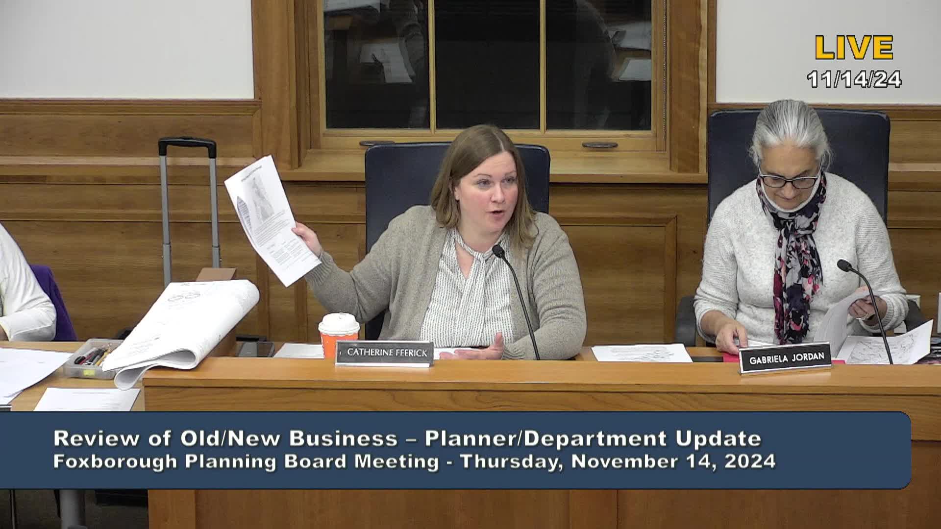 Thumbnail image for Planning Board Meeting - November 14, 2024