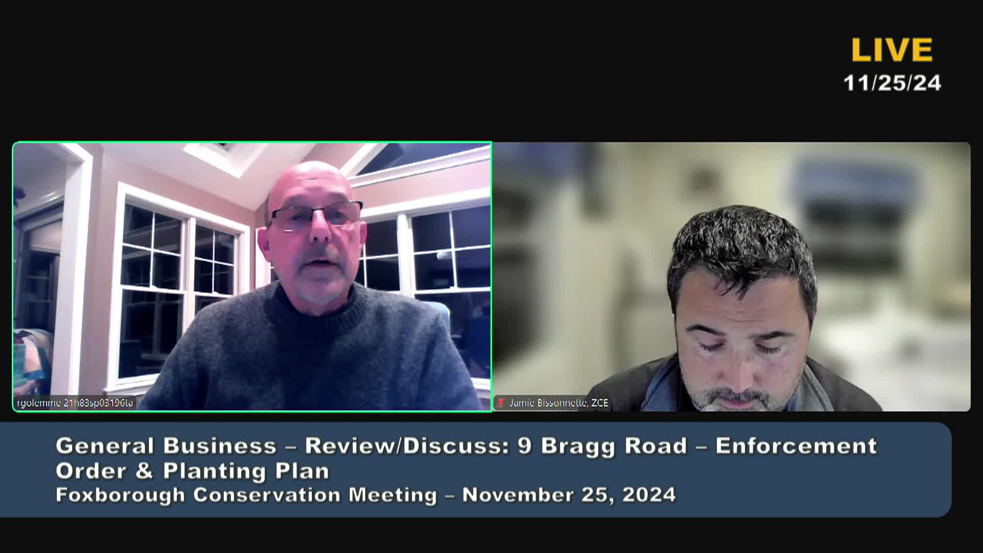 Thumbnail image for Conservation Commission Meeting 11/25/2024