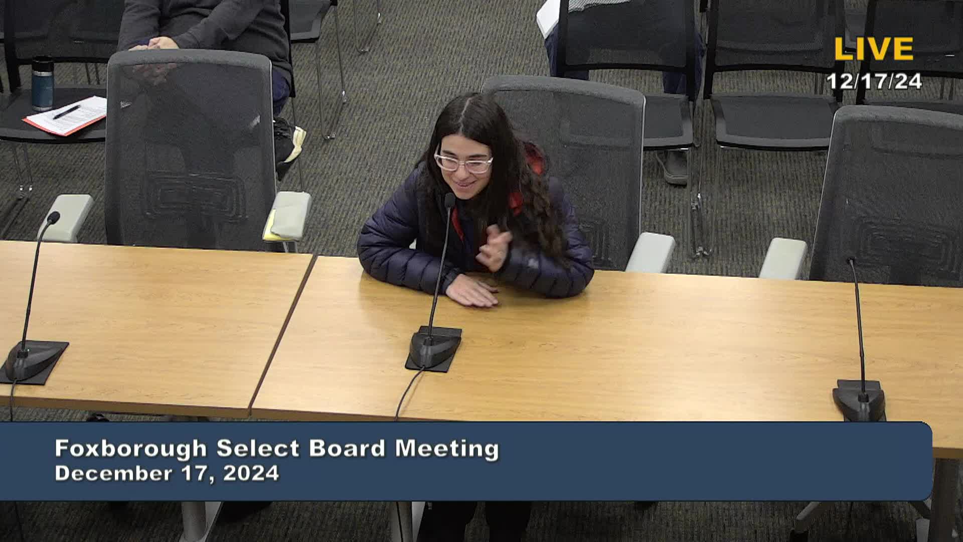Thumbnail image for Select Board Meeting 12/17/2024