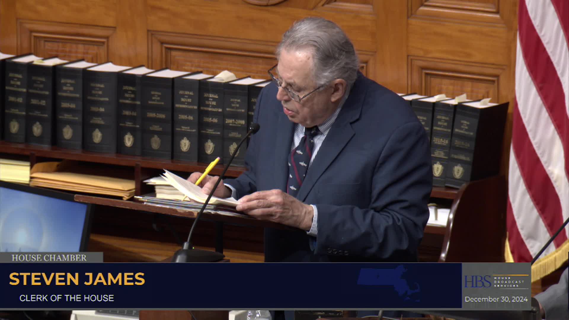 Thumbnail image for Massachusetts House of Representatives Informal Session December 30, 2024