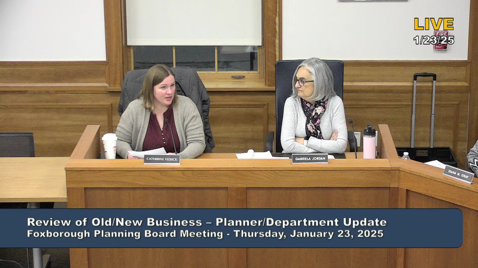 Thumbnail image for Planning Board Meeting - January 23, 2025