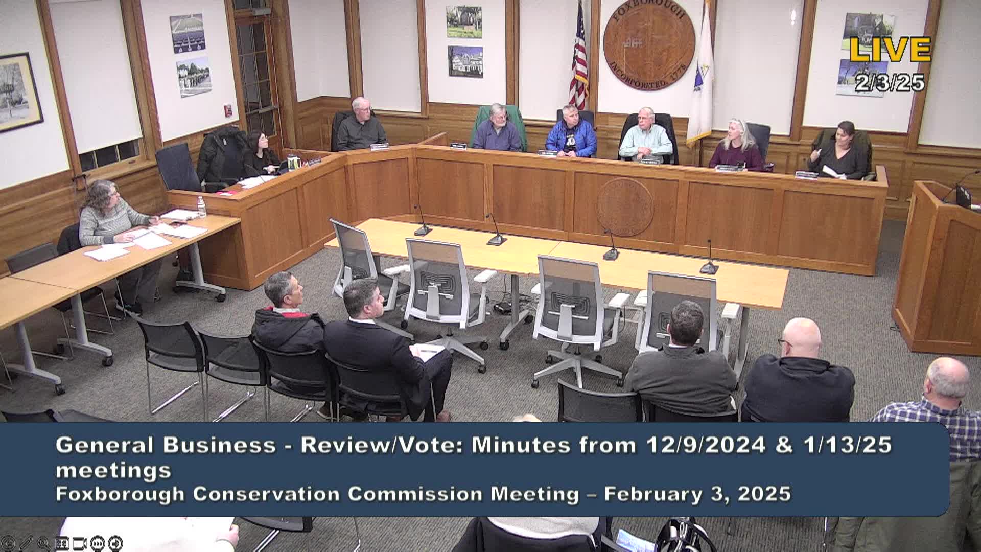 Thumbnail image for Conservation Commission Meeting 2/3/2025