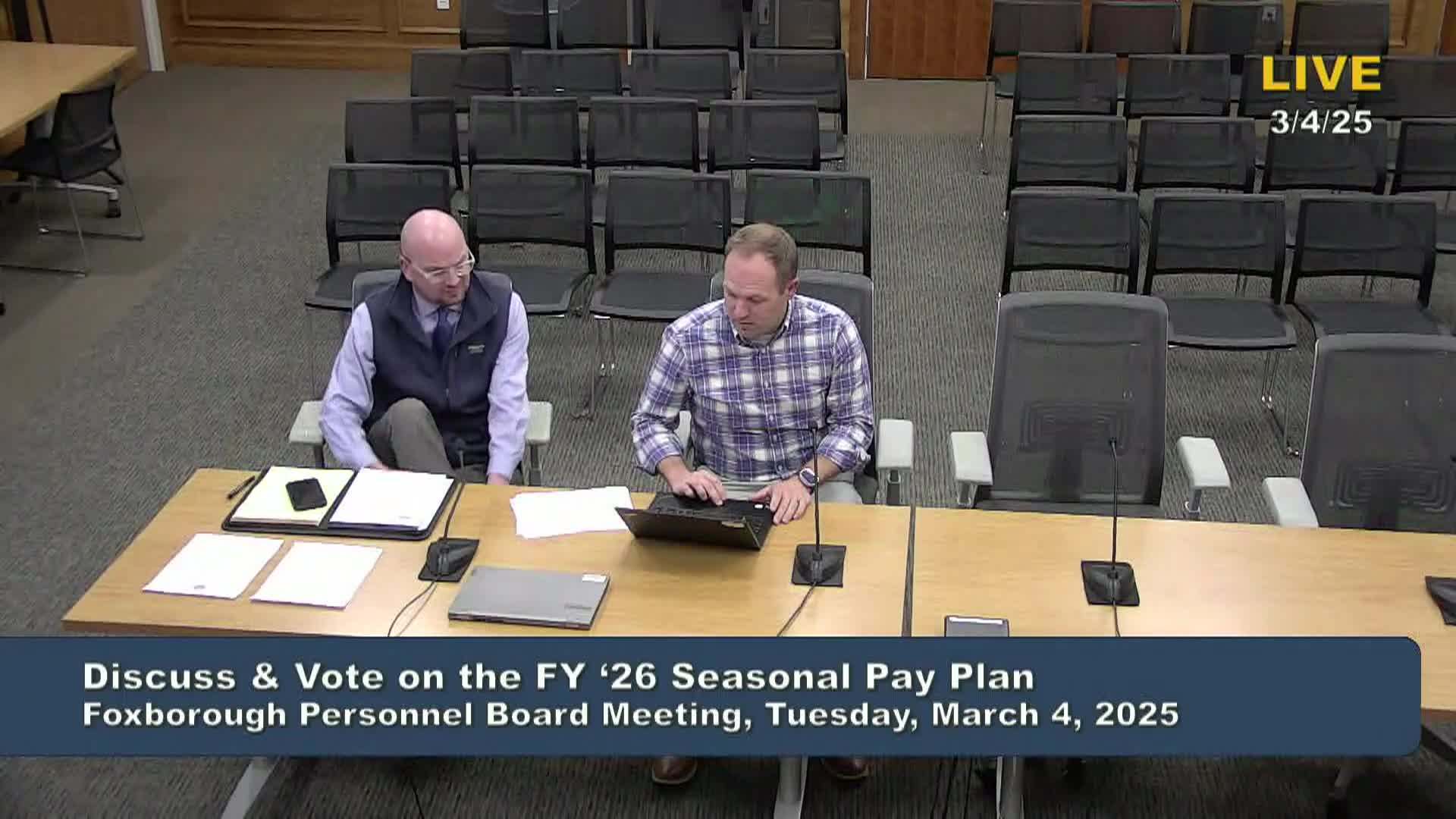 Thumbnail image for Personnel Board Meeting - March 4, 2025 LIVE