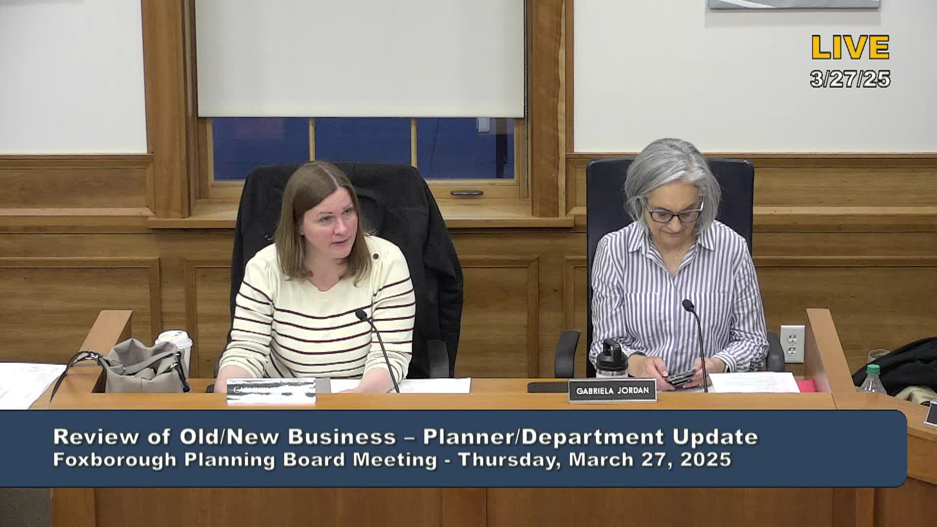 Thumbnail image for Planning Board Meeting - March 27, 2025
