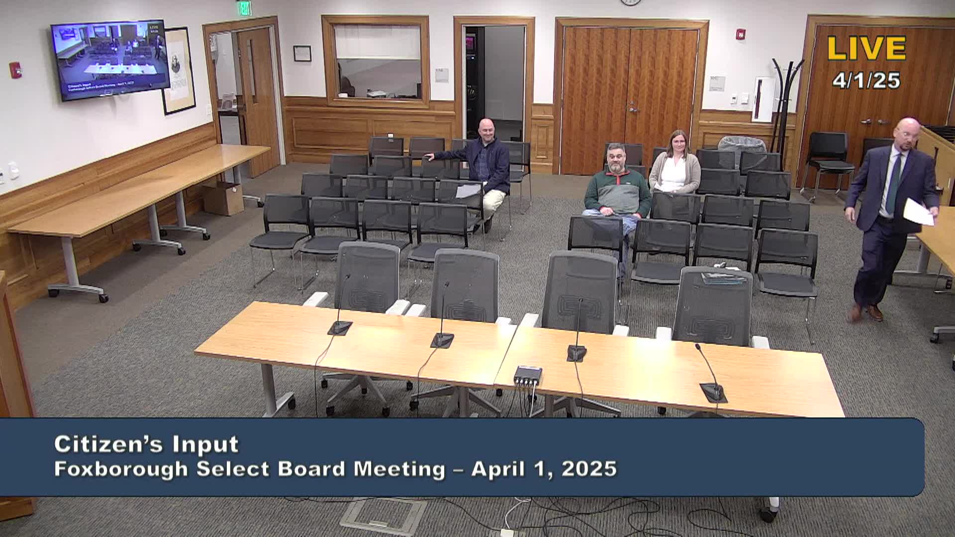 Thumbnail image for Select Board Meeting - April 1, 2025