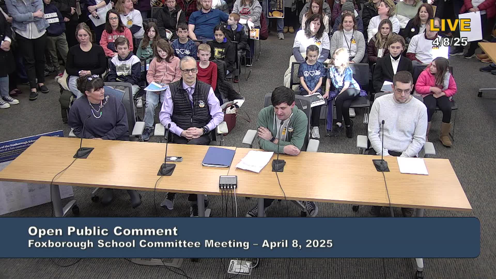 Thumbnail image for Foxborough School Committee Meeting - April 8, 2025