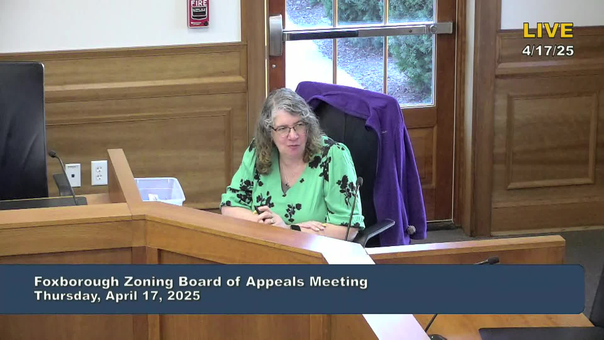 Thumbnail image for Zoning Board of Appeals Meeting - LIVE - 4/17/2025