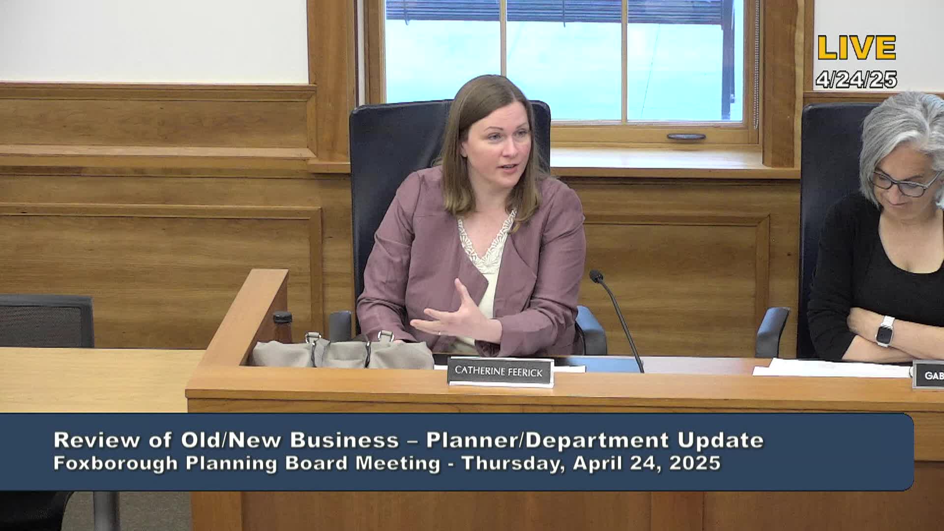 Thumbnail image for Planning Board Meeting - April 24, 2025