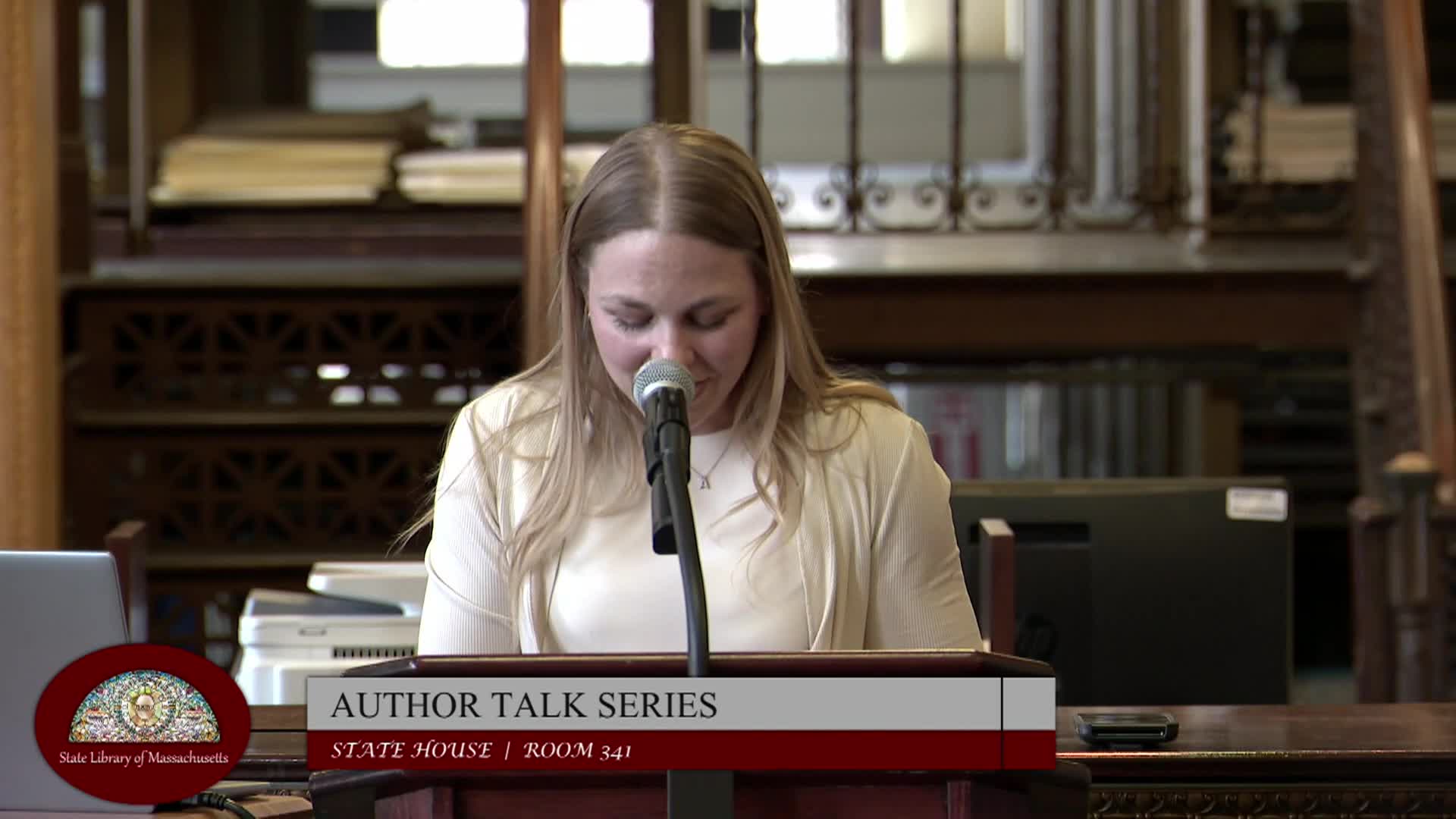 Thumbnail image for Mass State Library Talk: Steven Baeucher