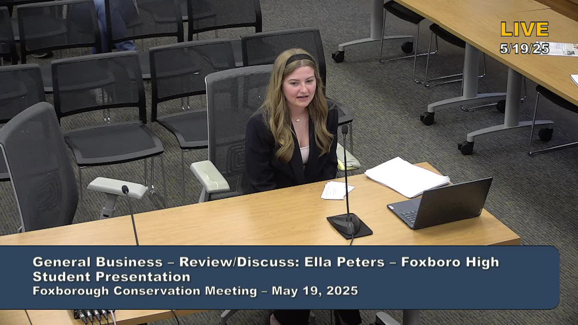 Thumbnail image for Conservation Commission Meeting 5/19/2025