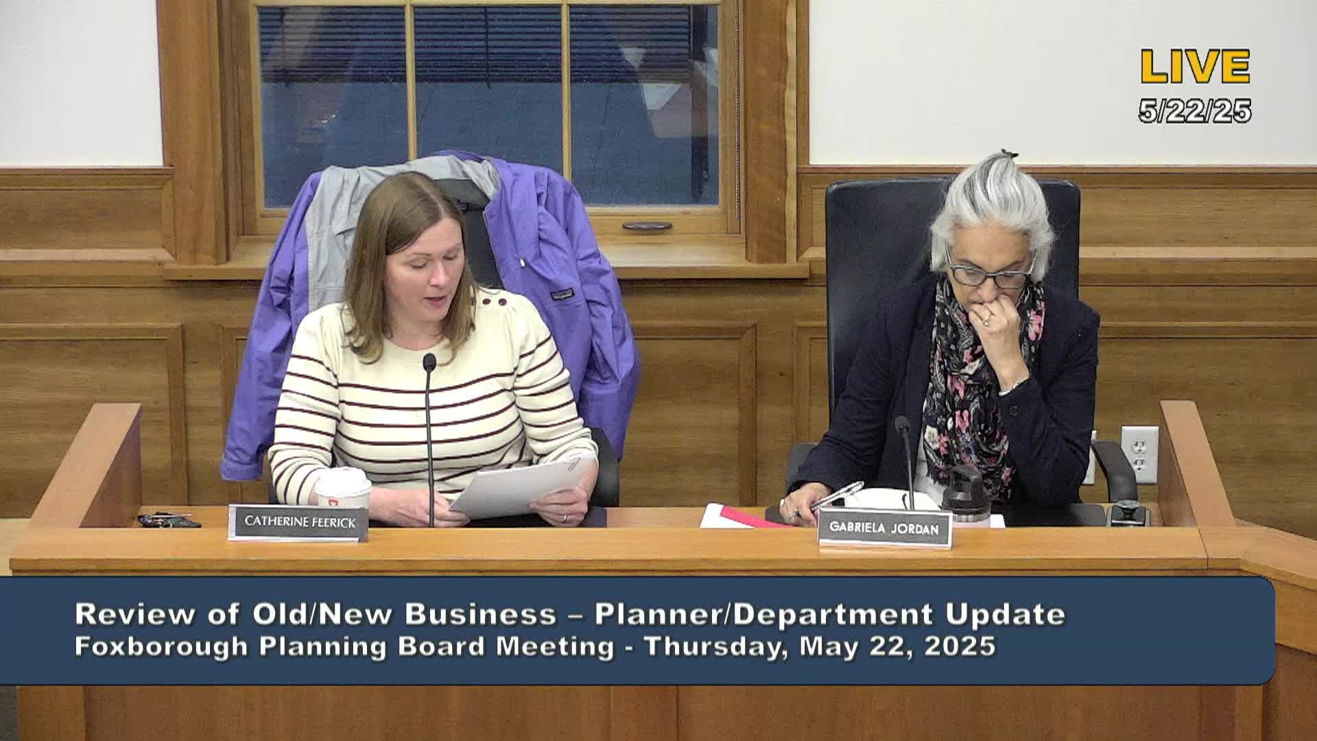 Thumbnail image for Planning Board Meeting - May 22, 2025