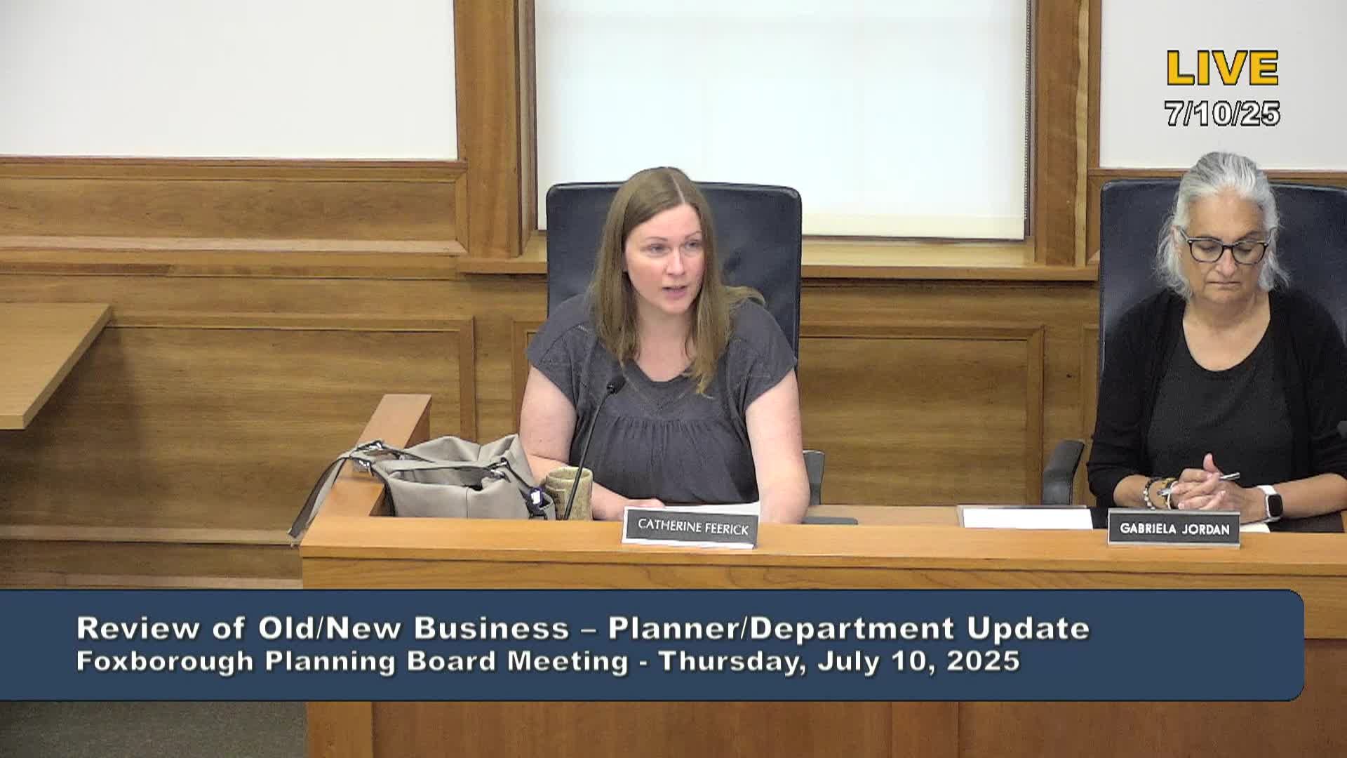 Thumbnail image for Planning Board Meeting - July 10, 2025