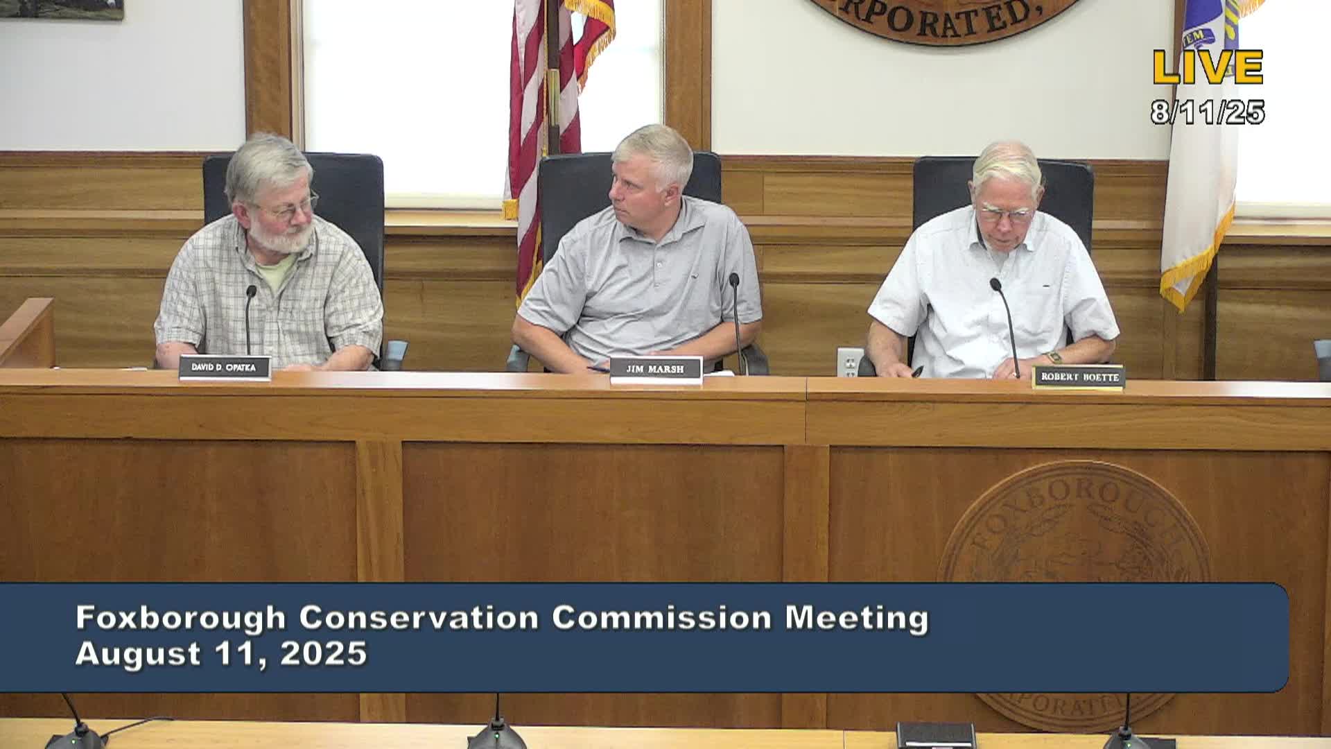 Thumbnail image for Conservation Commission Meeting 8/11/2025