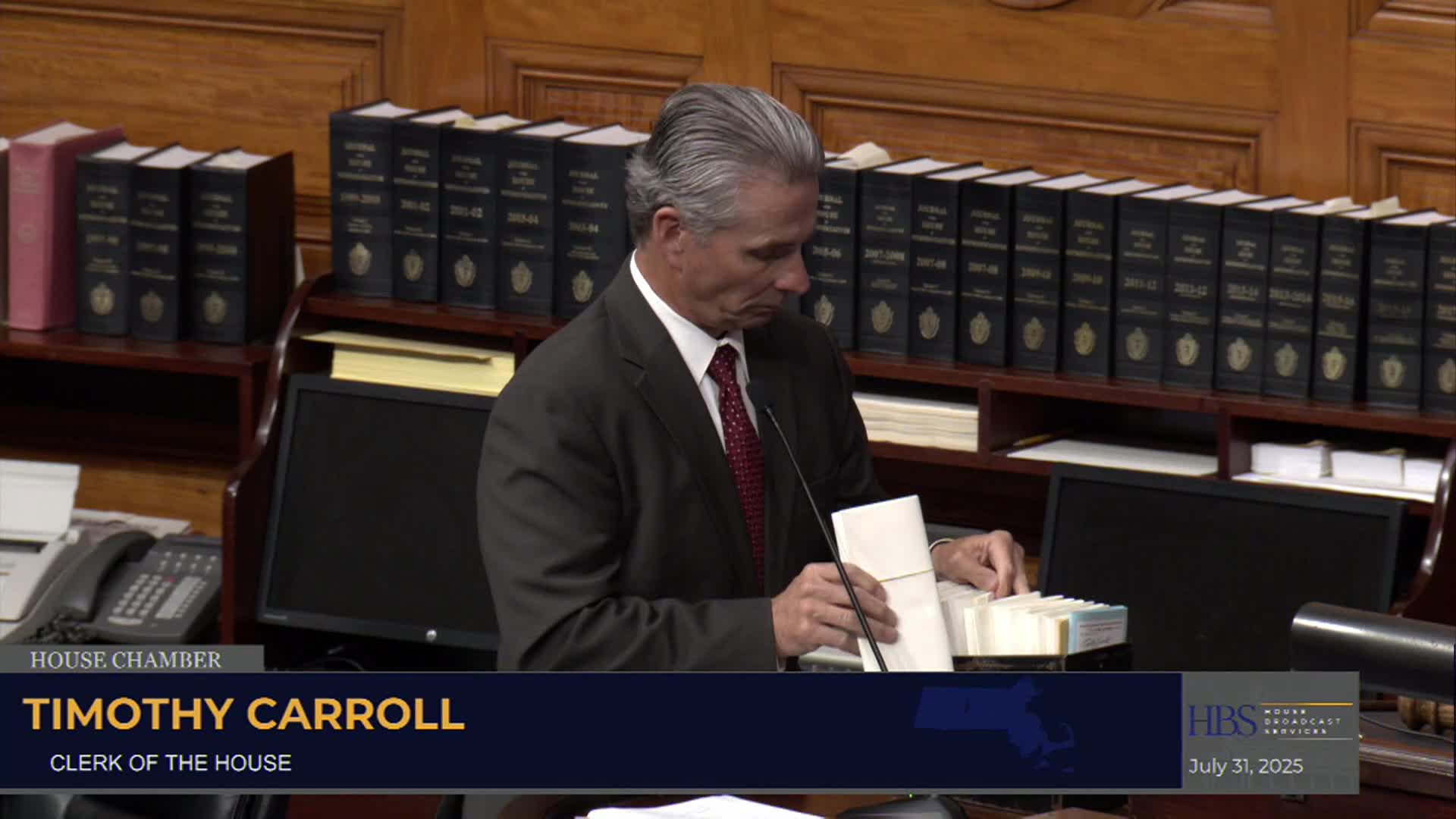 Thumbnail image for Massachusetts House of Representatives Formal Session - July 31, 2025