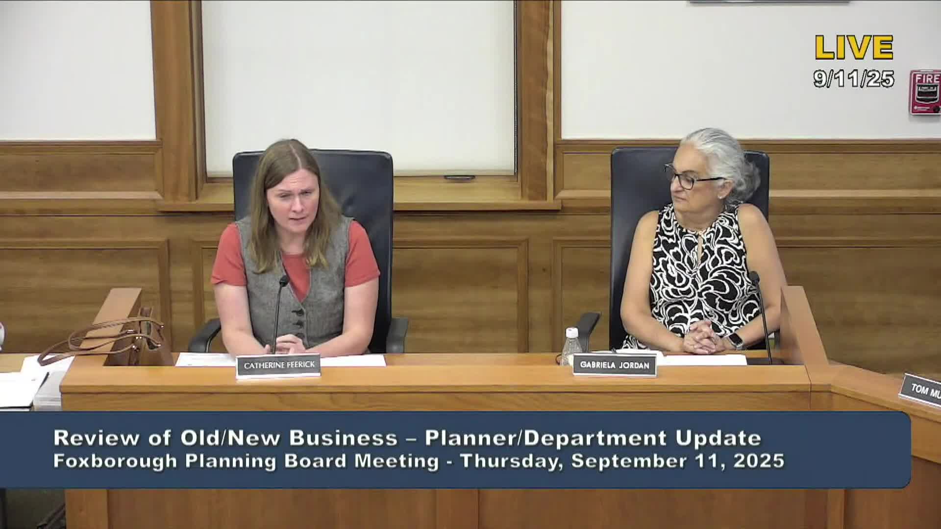 Thumbnail image for Planning Board Meeting - September 11, 2025