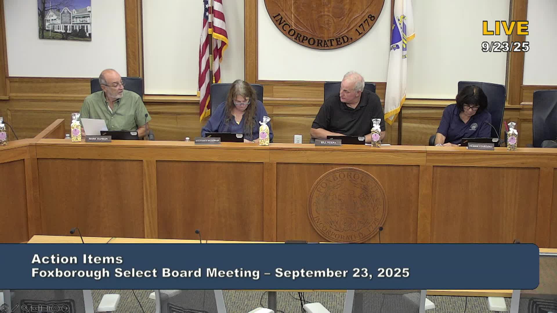 Thumbnail image for Select Board Meeting - September 23, 2025