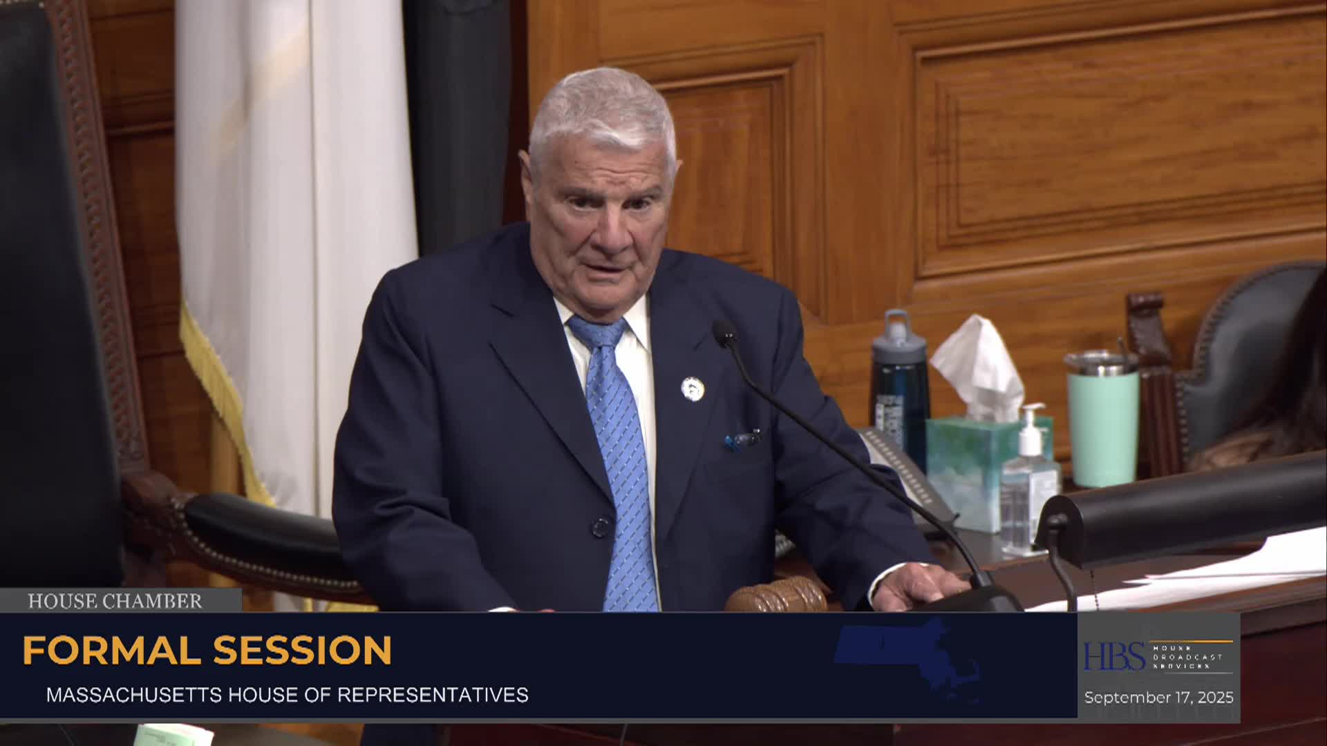 Massachusetts House of Representatives Formal Session - September 17, 2025