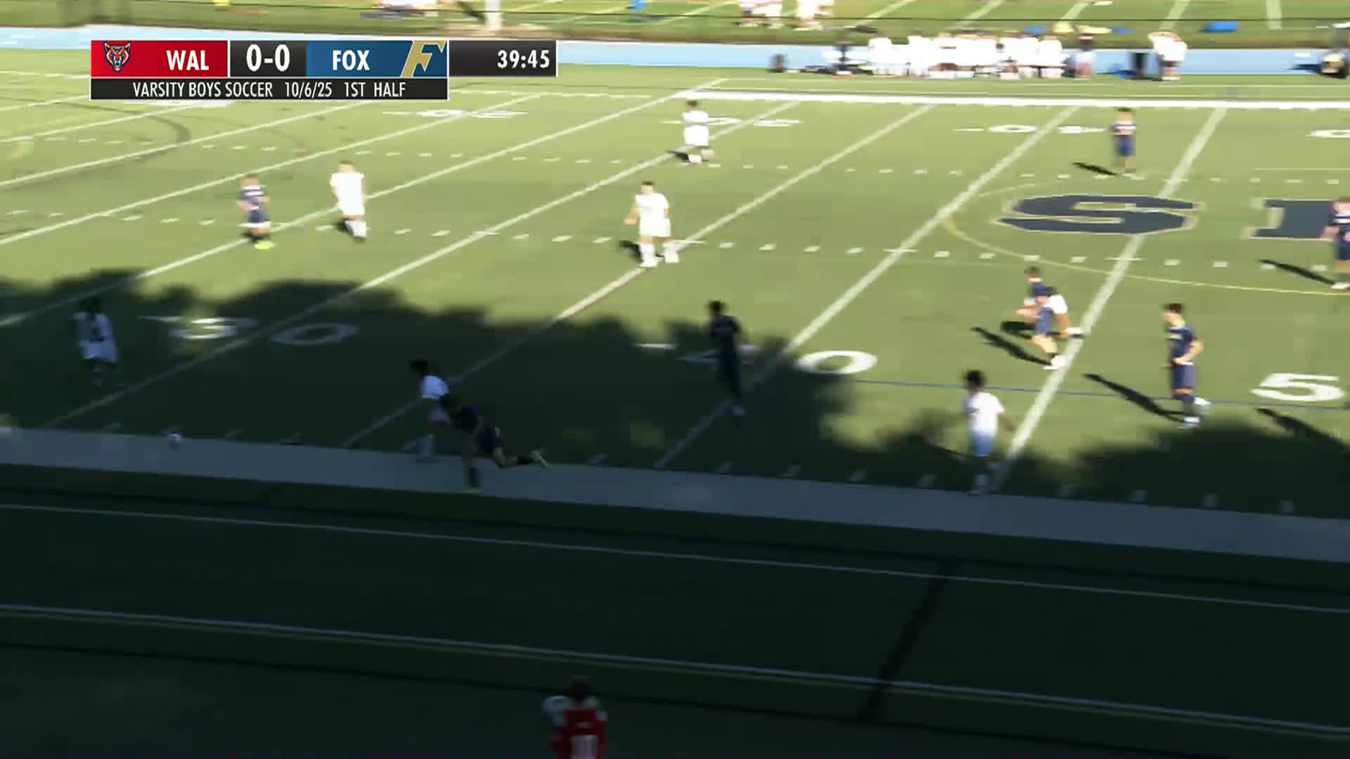 Thumbnail image for Varsity Boys Soccer 2025 vs. Walpole - LIVE - 10/6/2025