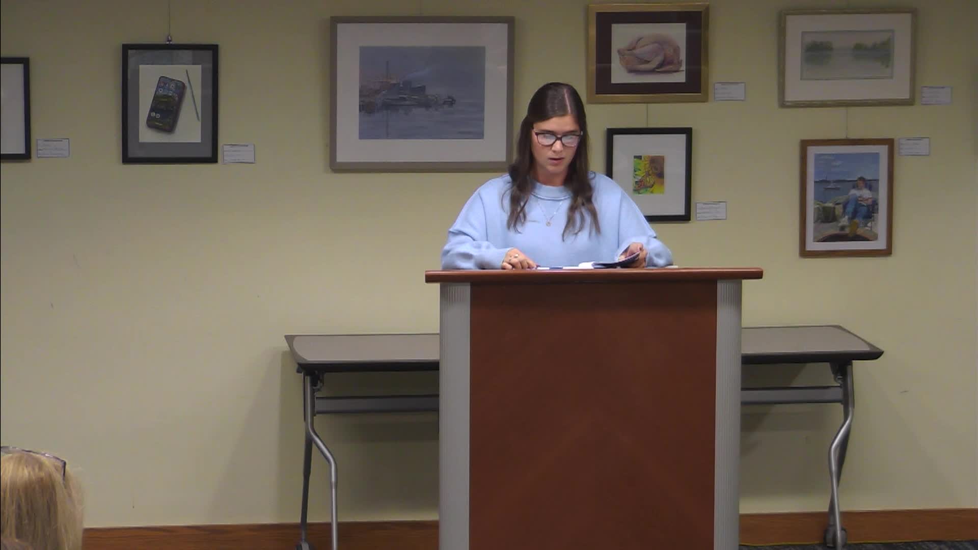 Boyden Library Speaker Series: Samantha Schmall