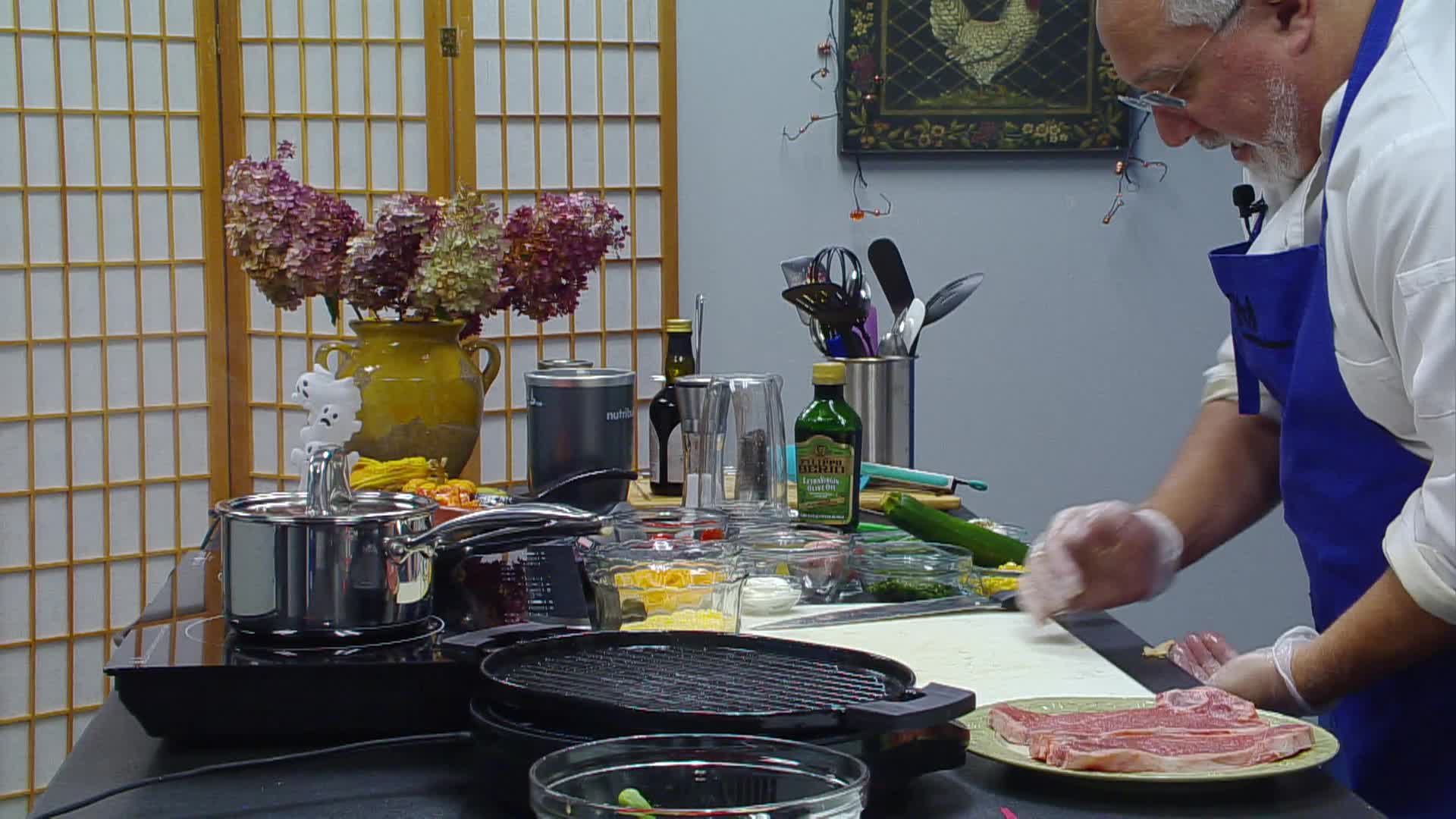 Let's Cook with Mike DiMascio - Grilled Sirloin with Cheesy Polenta