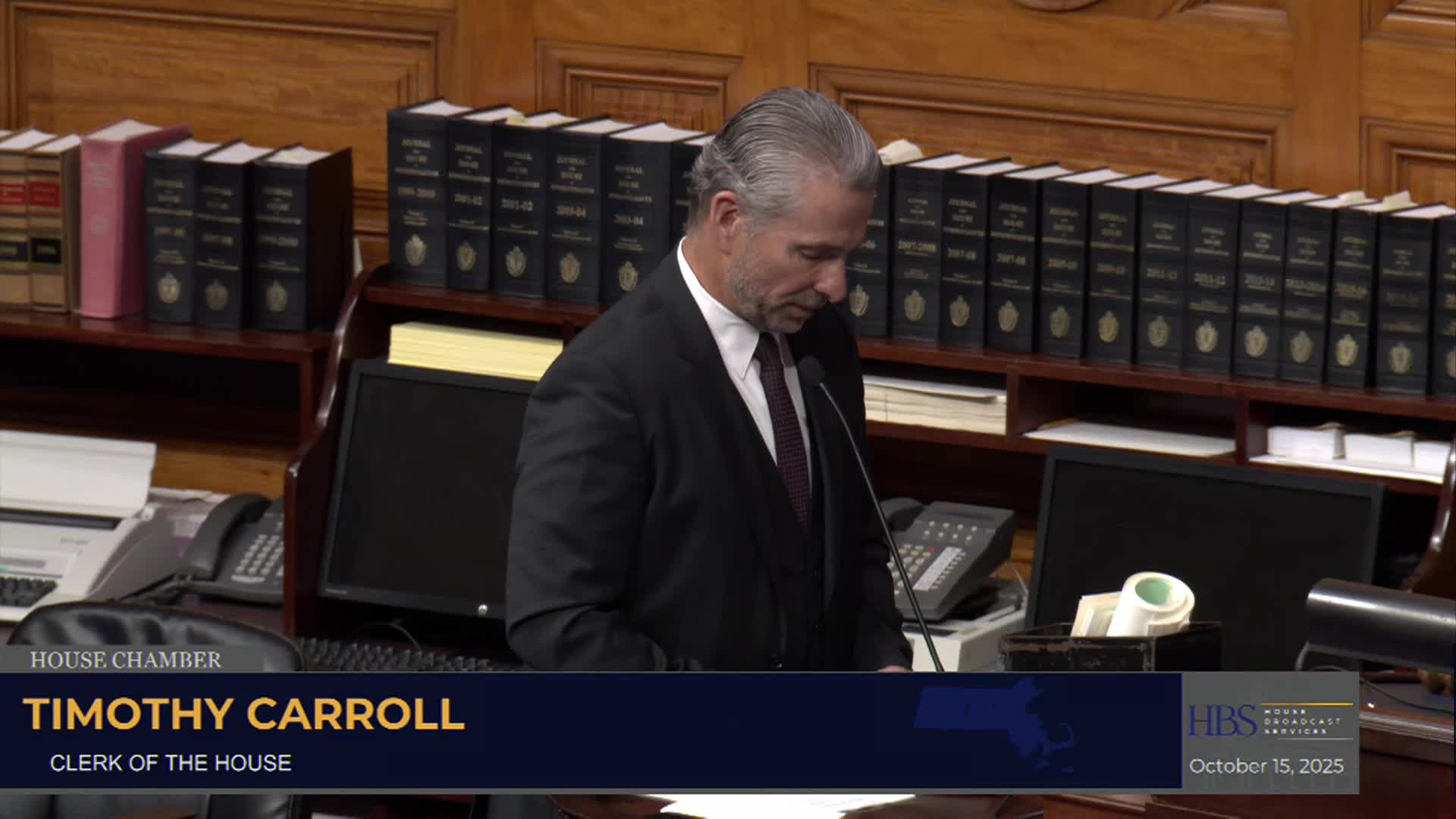 Massachusetts House of Representatives Formal Session - October 15, 2025