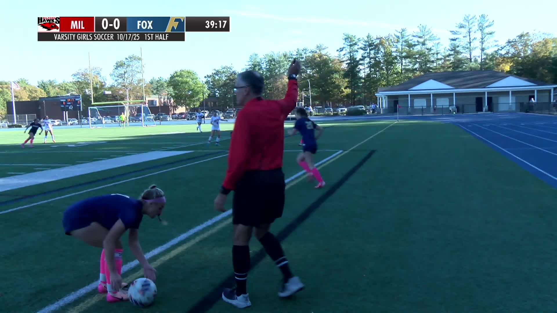 FHS Varsity Girls 2025 vs. Milford - 10/17/2025